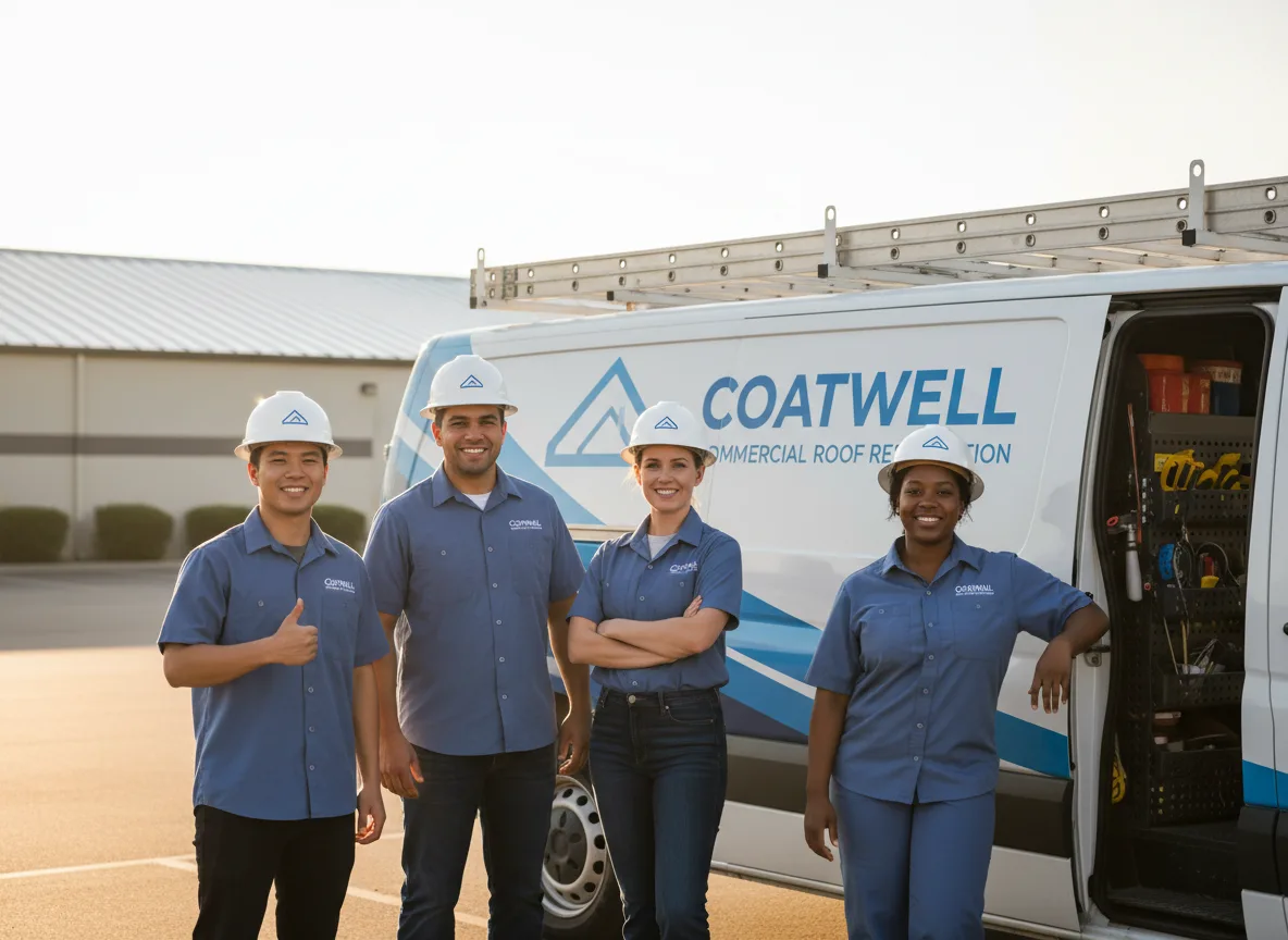 Commercial roof coating company in Fleetwood, PA